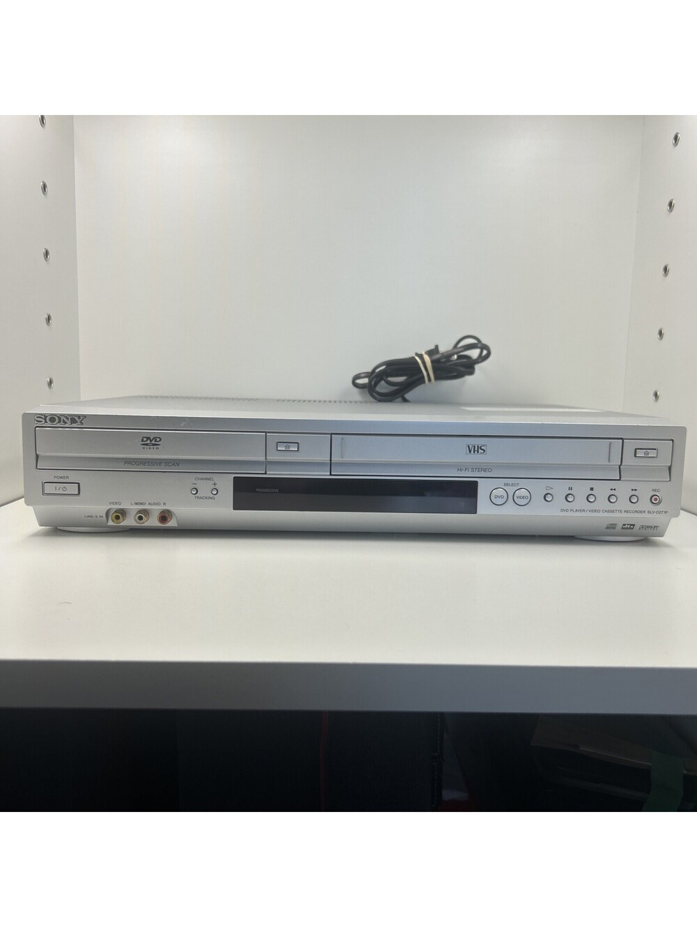 Sony SLV-D271P DVD VHS Combo Player  Progressive Scan No Remote Tested Works
